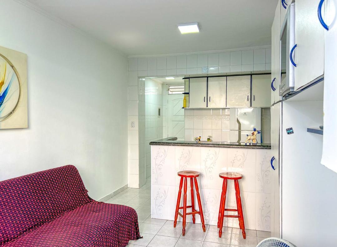 Апартаменты Otimo Loft Pe Na Areia Na Praia Da Guilhermina Sp Прая-Гранди Экстерьер фото