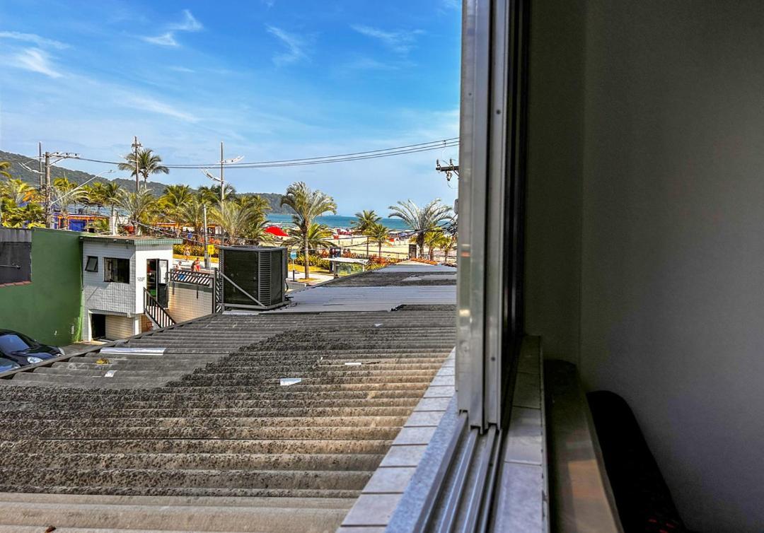 Апартаменты Otimo Loft Pe Na Areia Na Praia Da Guilhermina Sp Прая-Гранди Экстерьер фото